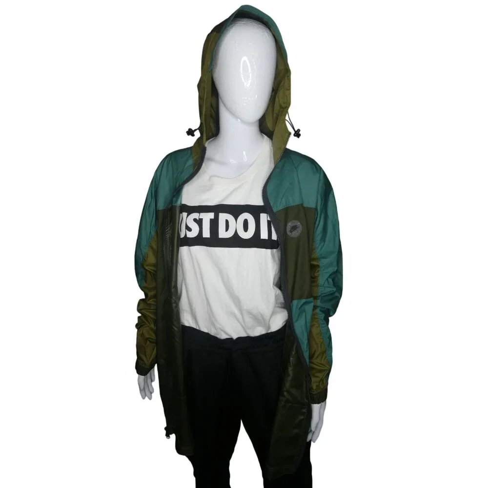 Nike Sportswear Unisex Woven Utility Green‎ Jacket Men's L/Women's XL